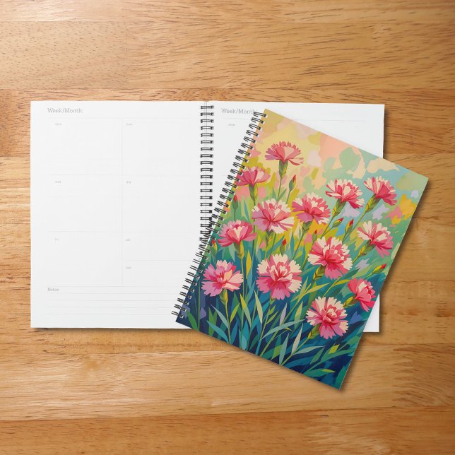 Pink Carnations Planner (Creator Uploaded)