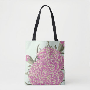 Pink Carnations Tote Bag