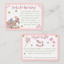 Pink Carousel Horse Book Request Dipper Raffle