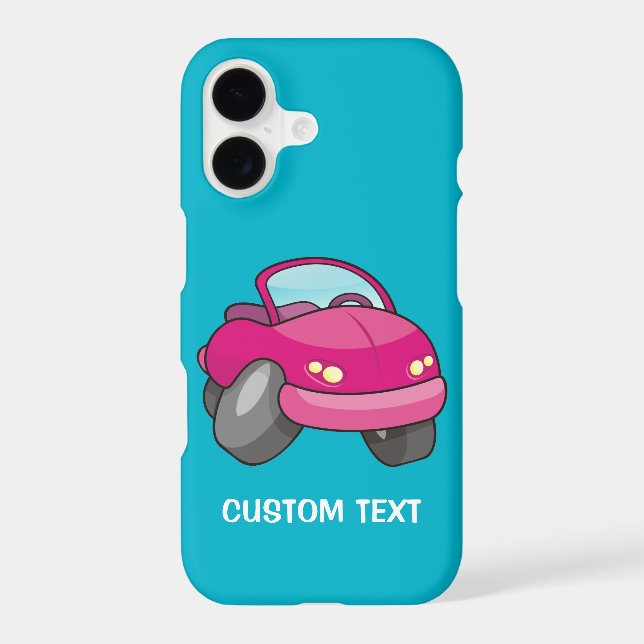 Pink Cartoon Car (Back)