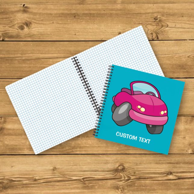 Pink Cartoon Car Notebook (Creator Uploaded)