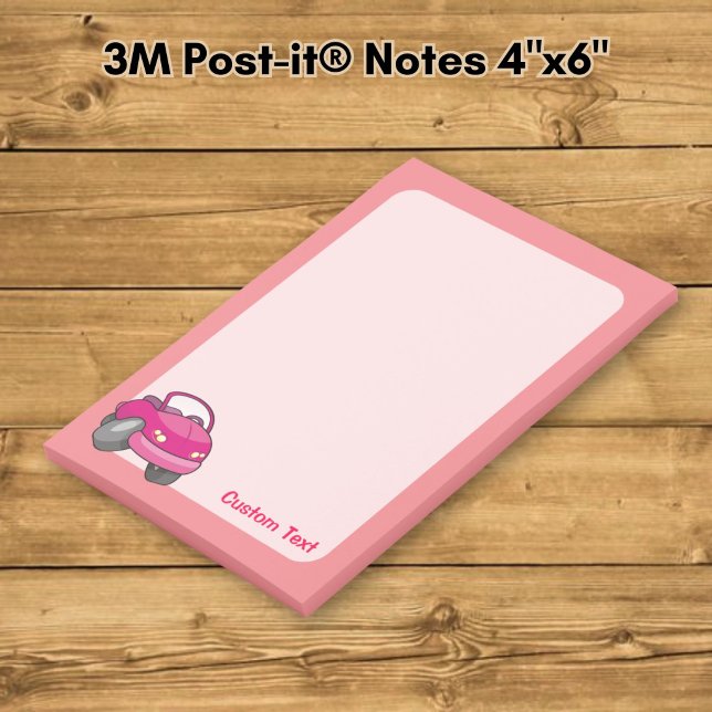 Pink Cartoon Car Post-it Notes (Creator Uploaded)