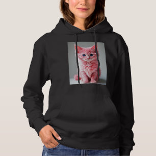 Pink Cat  Hoodie