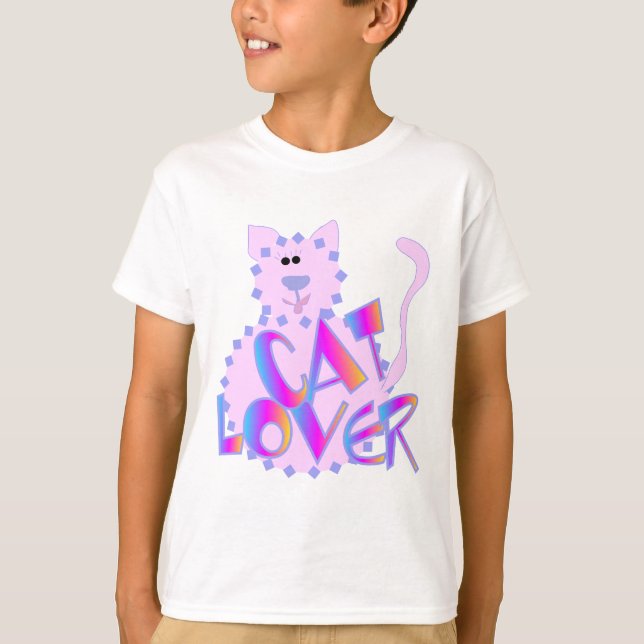 Pink Cat Lover Tshirts and Gifts (Front)