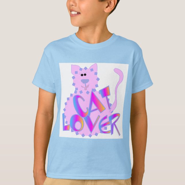 Pink Cat Lover Tshirts and Gifts (Front)
