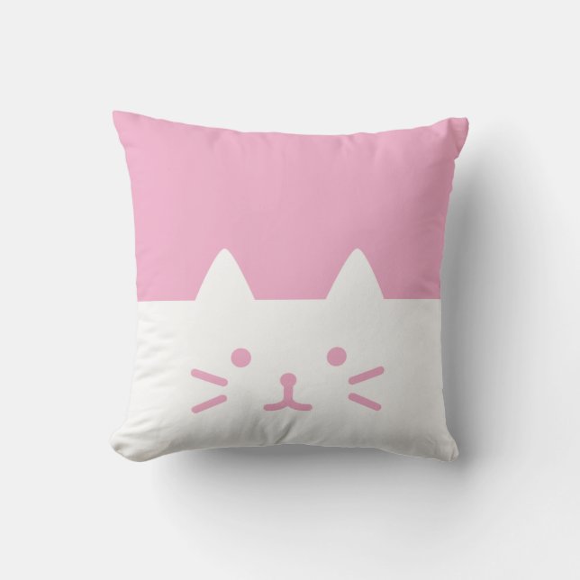 pink cat pillows (Front)