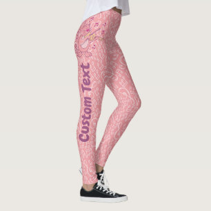 Pink Cat with Violin Leggings