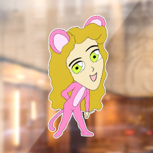 pink catgirl