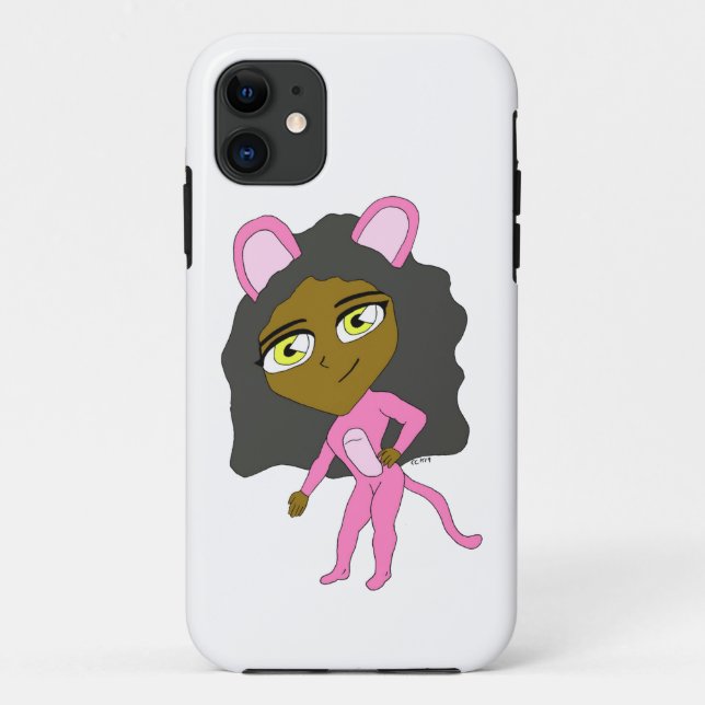 pink catgirl      Case-Mate iPhone case (Back)
