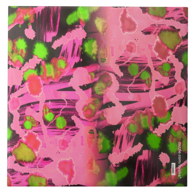 Pink Ceramic Tile (Front)