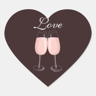 Pink Champagne Sticker