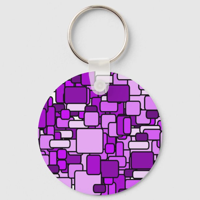 Pink Chaos Keychain (Front)