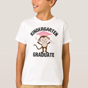 Pink & Charcoal   Kindergarten Graduate Tee