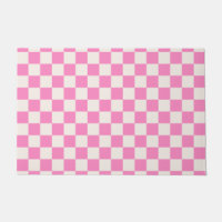 Pink Check, Chequerboard Pattern, Chequered