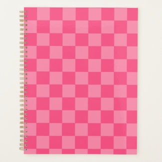 Pink Check Planner