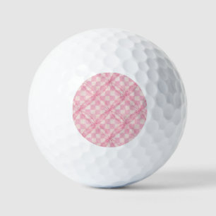 PINK CHECK QUILT Golf Balls