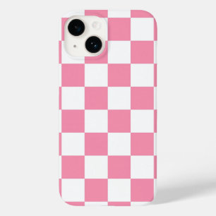 Pink Checkered Pattern Case-Mate iPhone 14 Case