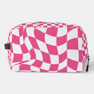 PInk checks  Dopp Kit