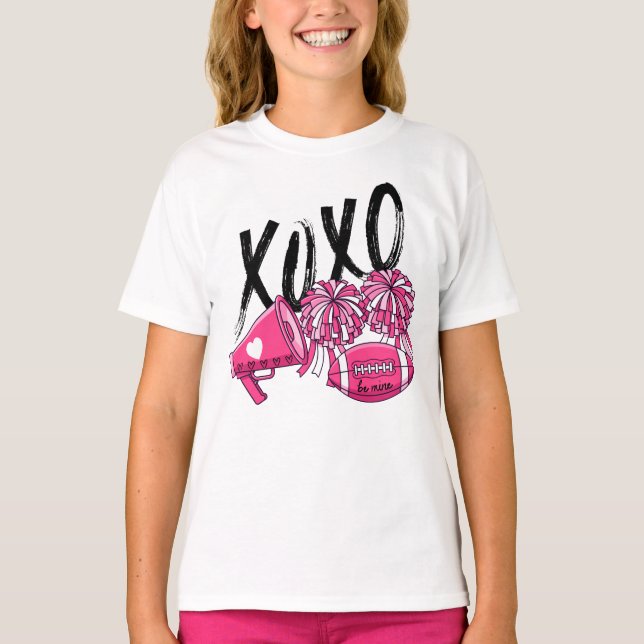 Pink Cheer Valentine's Day Shirt  (Front)