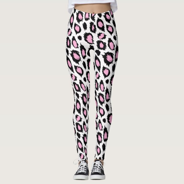 Pink Cheetah Leggings (Front)