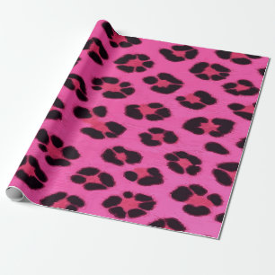 Pink Cheetah Print Pattern – Trendy Girly Animal Wrapping Paper