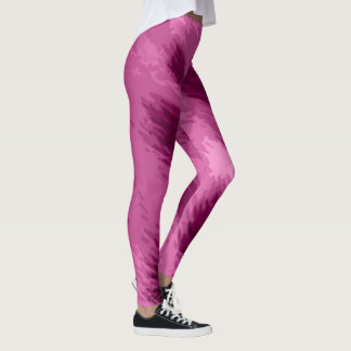 Pink Cheetah Print Women Leggings