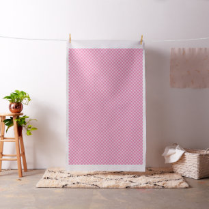 Pink Chequerboard Fabric