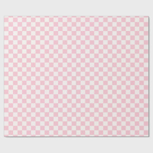 Pink Chequerboard Wrapping Paper