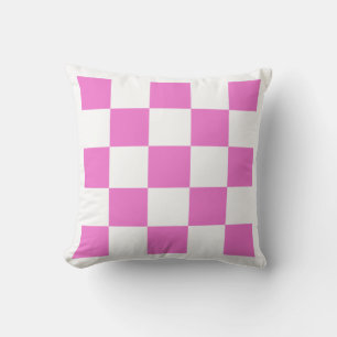 Pink Chequered  Cushion