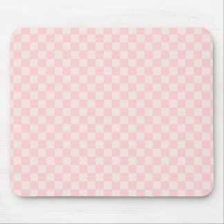 pink chequered mouse pad