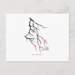 Pink Cherry Blossom 29, Tony Fernandes Postcard
