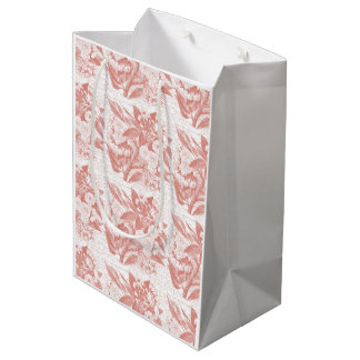 Pink Cherry blossom branch gift bag