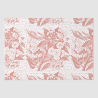 Pink Cherry blossom branch tissue paper