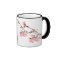 Pink Cherry Blossom Classic White Mug