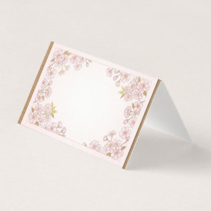 Pink Cherry Blossom Event RSVP Card