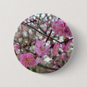 Pink Cherry Blossom / Sakura / サクラ(桜) 6 Cm Round Badge