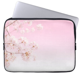 Pink Cherry Blossom Spring Serenity Laptop Sleeve