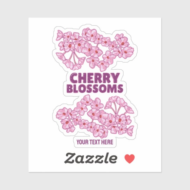 Pink cherry blossoms (Sheet)