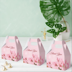 Pink Cherry Blossoms  Favour Box