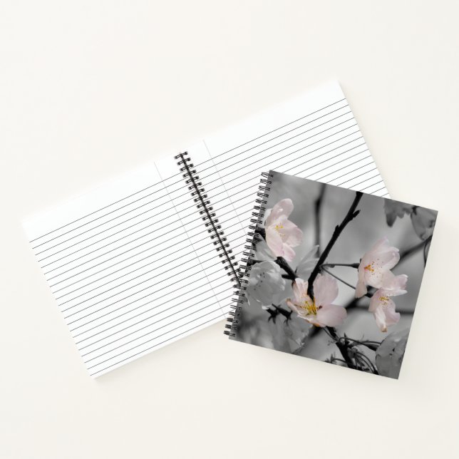 Pink Cherry Blossoms Notebook (Inside)