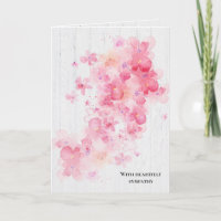 pink cherry blossoms sympathy