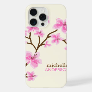 Pink Cherry Blossoms Tree iPhone Case