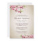 Pink Cherry Blossoms Vintage Tan Bridal Shower