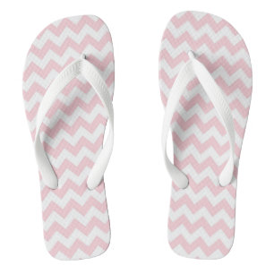 Pink Chevron Thongs
