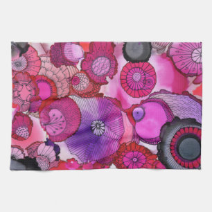 Pink Chicken Kitchen Towel