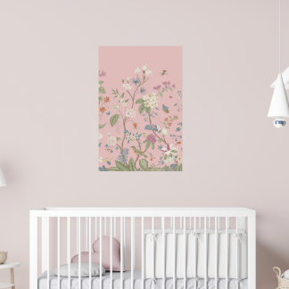 Pink Chinoiserie Art Print No. 1 | 24 by 36
