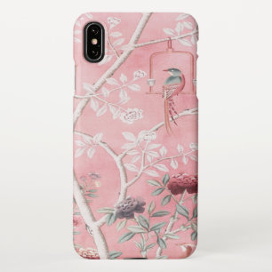 Pink Chinoiserie Bird Floral Elegant iPhone Case