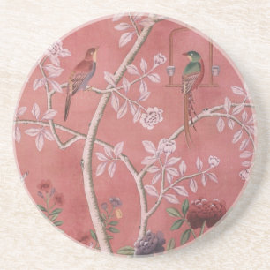Pink Chinoiserie Coaster