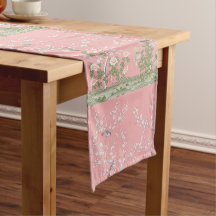 Pink Chinoiserie Floral Modern Dining