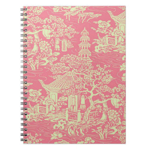 Pink Chinoiserie Notebook